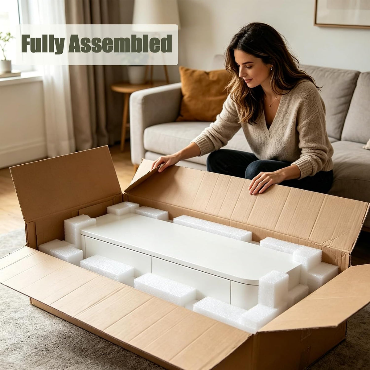 Wall‑Mount Floating Makeup Vanity Desk