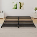Black Full‑Size Metal Platform Bed Frame